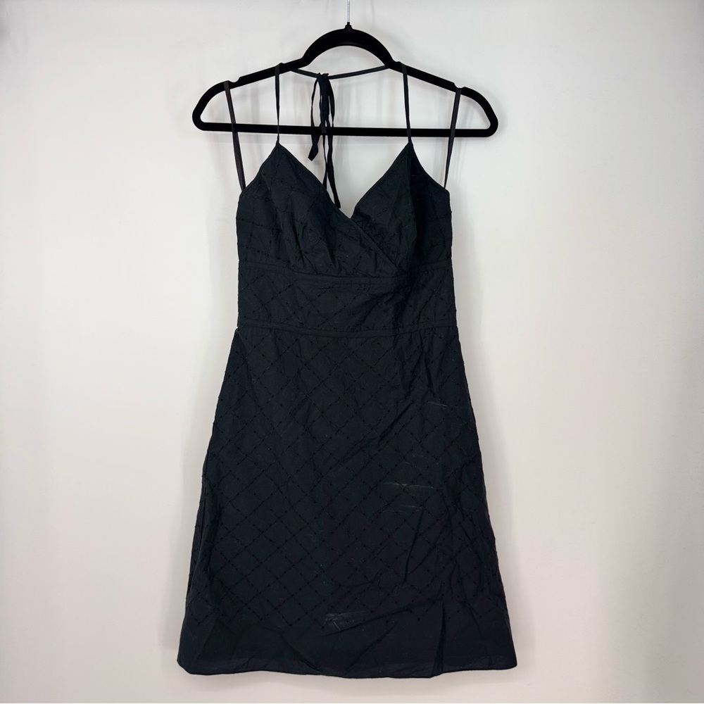 Ann Taylor Halter Vintage Eyelet Classy Spaghetti Strap Midi Dress